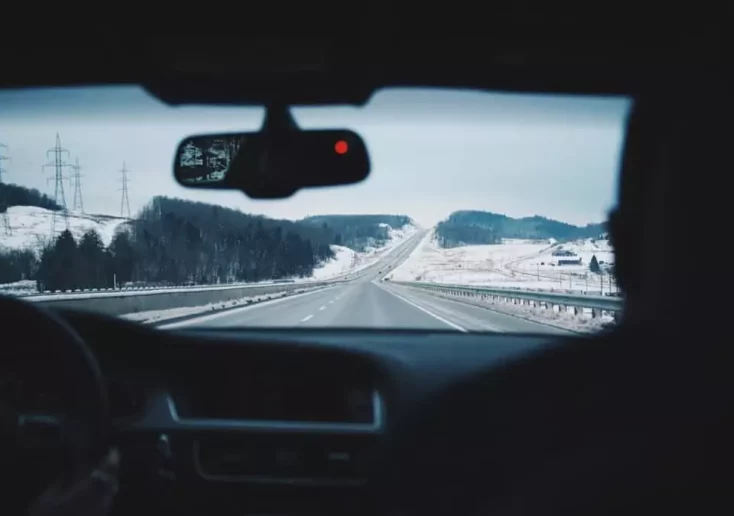 Symbolfoto von 5min.at: Autobahn im Winter