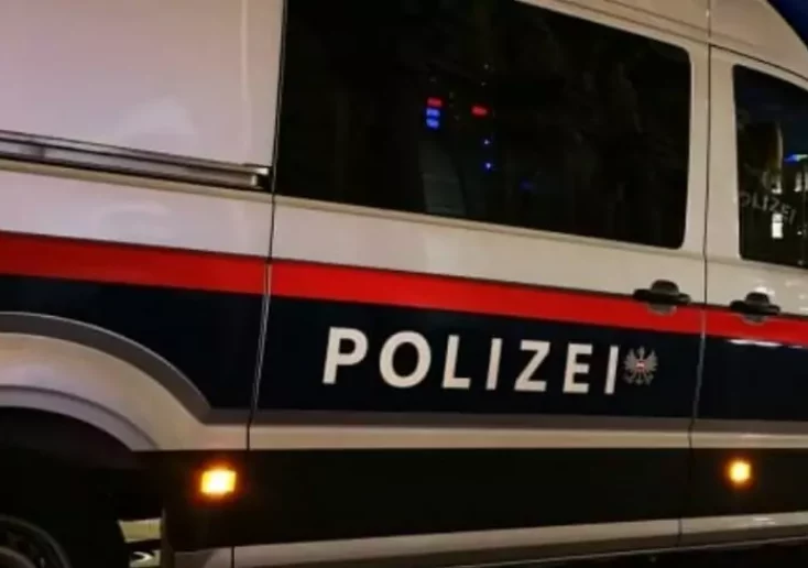 Symbolfoto zu einem Beitrag von 5min.at: Eine Polizeistreife in Graz bei Nacht