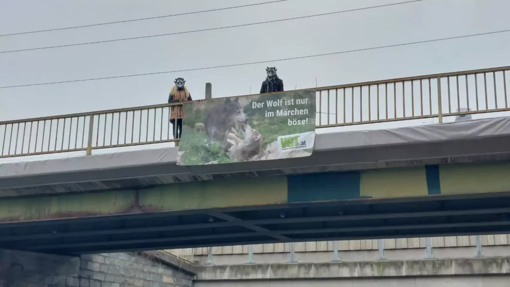 VGT-Tierschützer protestieren in der Ossiacher Zeile