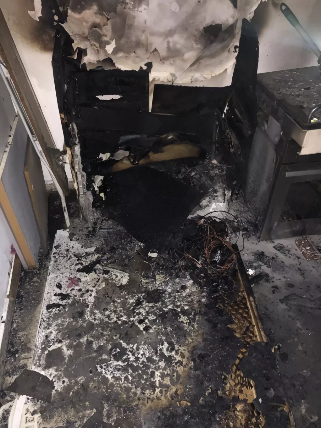 Feuer im Stiegenhaus: Bewohner vor Brand gerettet