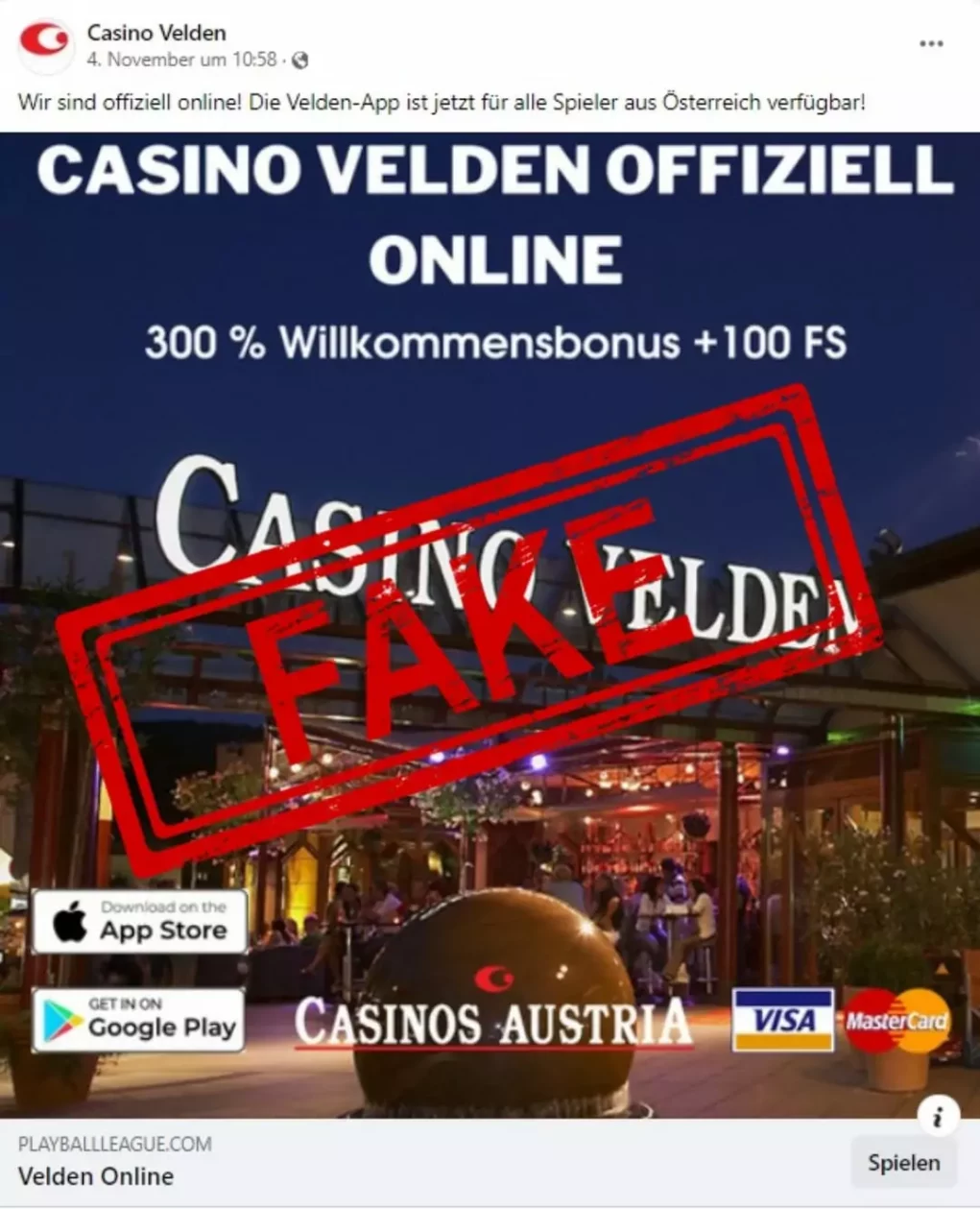 „Das ist alles Fake“: Casino Velden kämpft mit falschen Postings