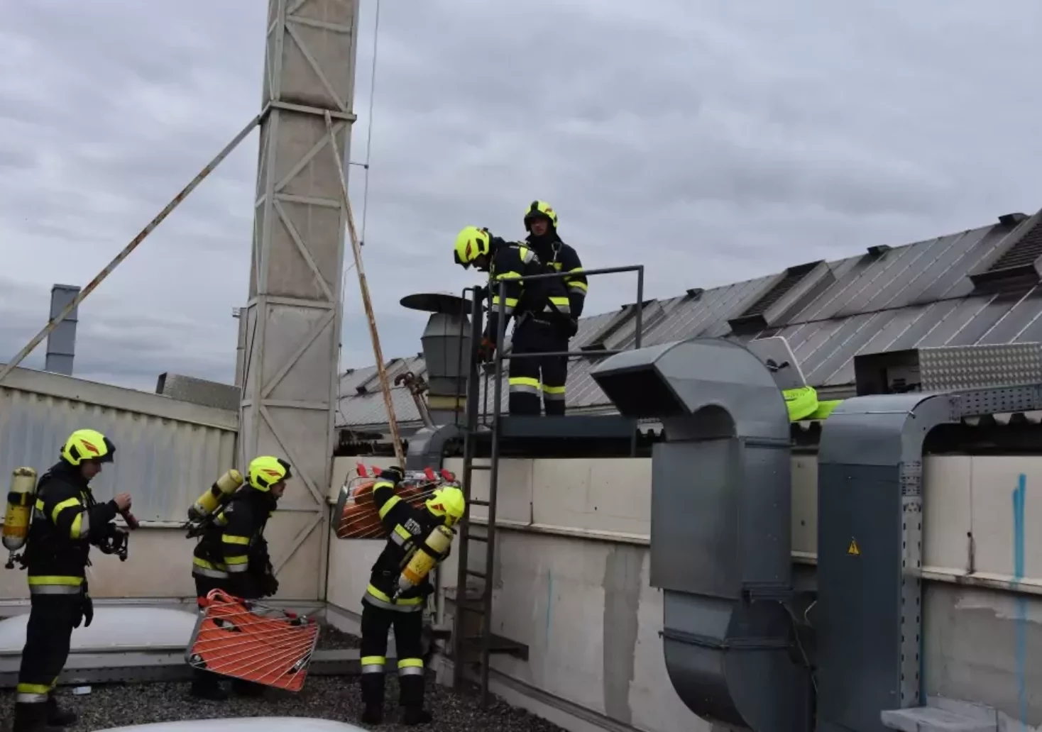 Großübung: Steirische Feuerwehren trainieren für den Ernstfall