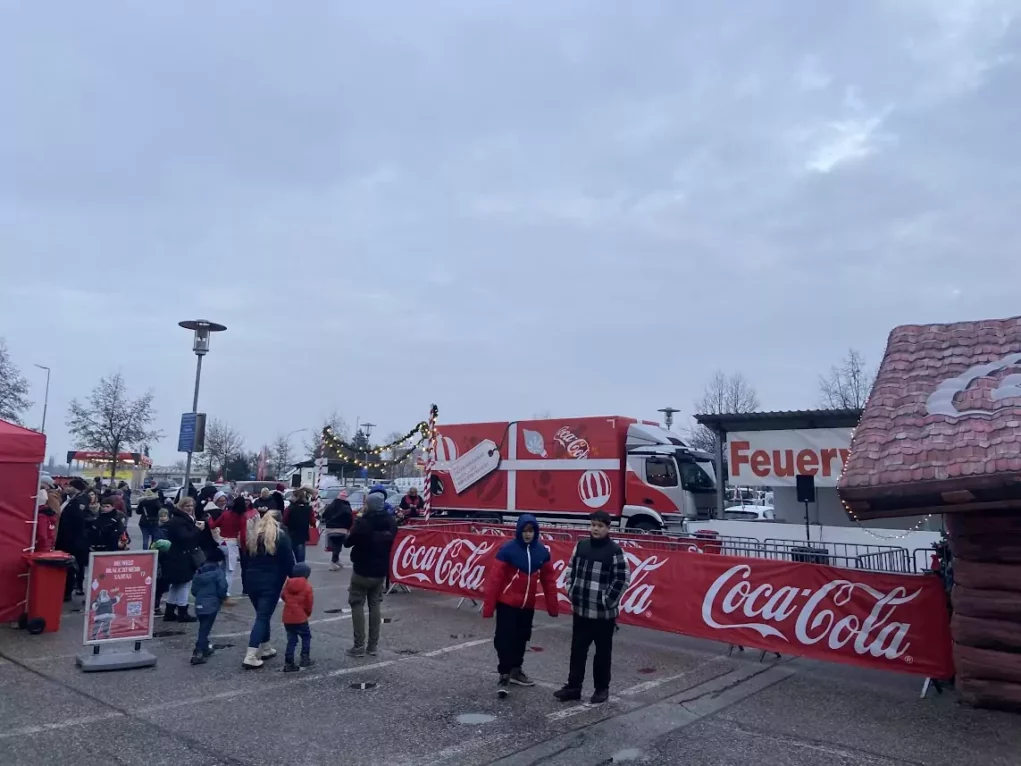 Coca-Cola-Weihnachtstruck in Klagenfurt angekommen