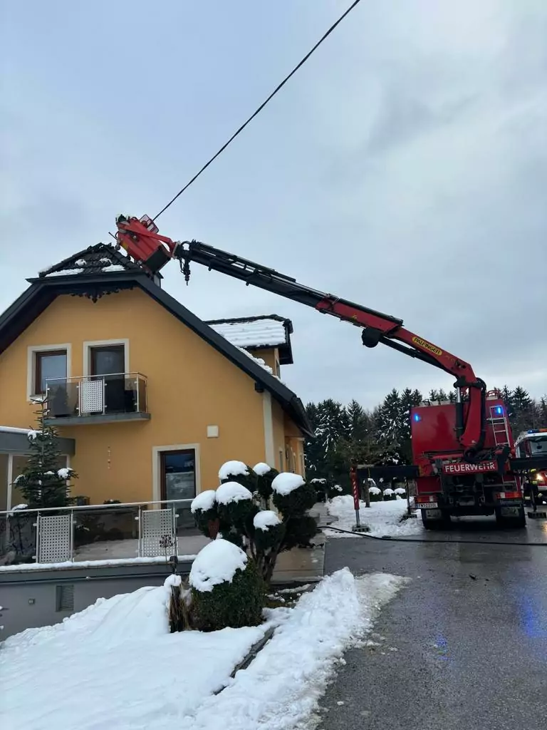 Elektro-Anlage defekt: Florianis konnten Hausbrand rechtzeitig verhindern
