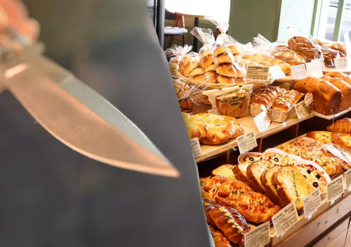 Messerstecherei in Bäckerei: Verdächtiger festgenommen