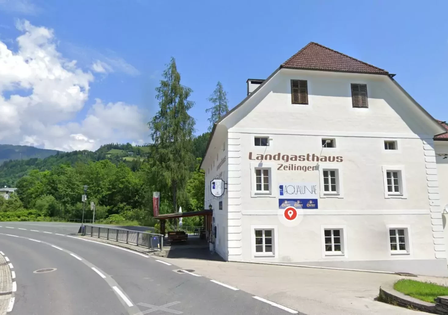 Ein Bild auf 5min.at zeigt das Landgasthaus Zeilinger in Himmelberg.