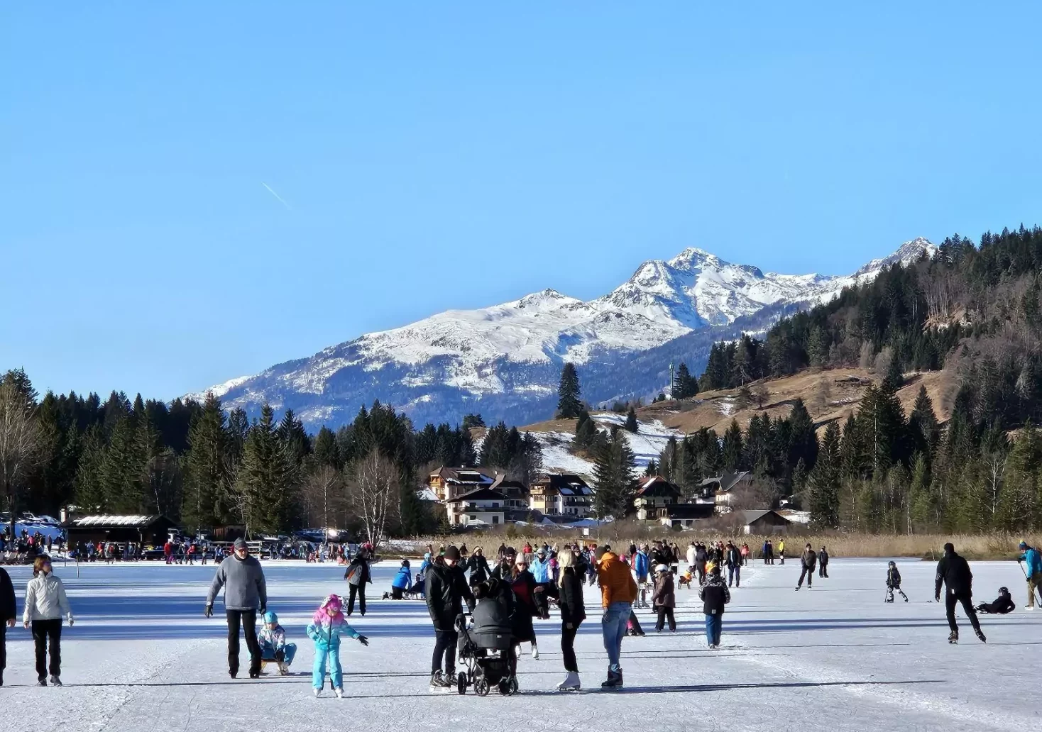 Eislaufen in Kärnten: Wo ist es derzeit möglich?