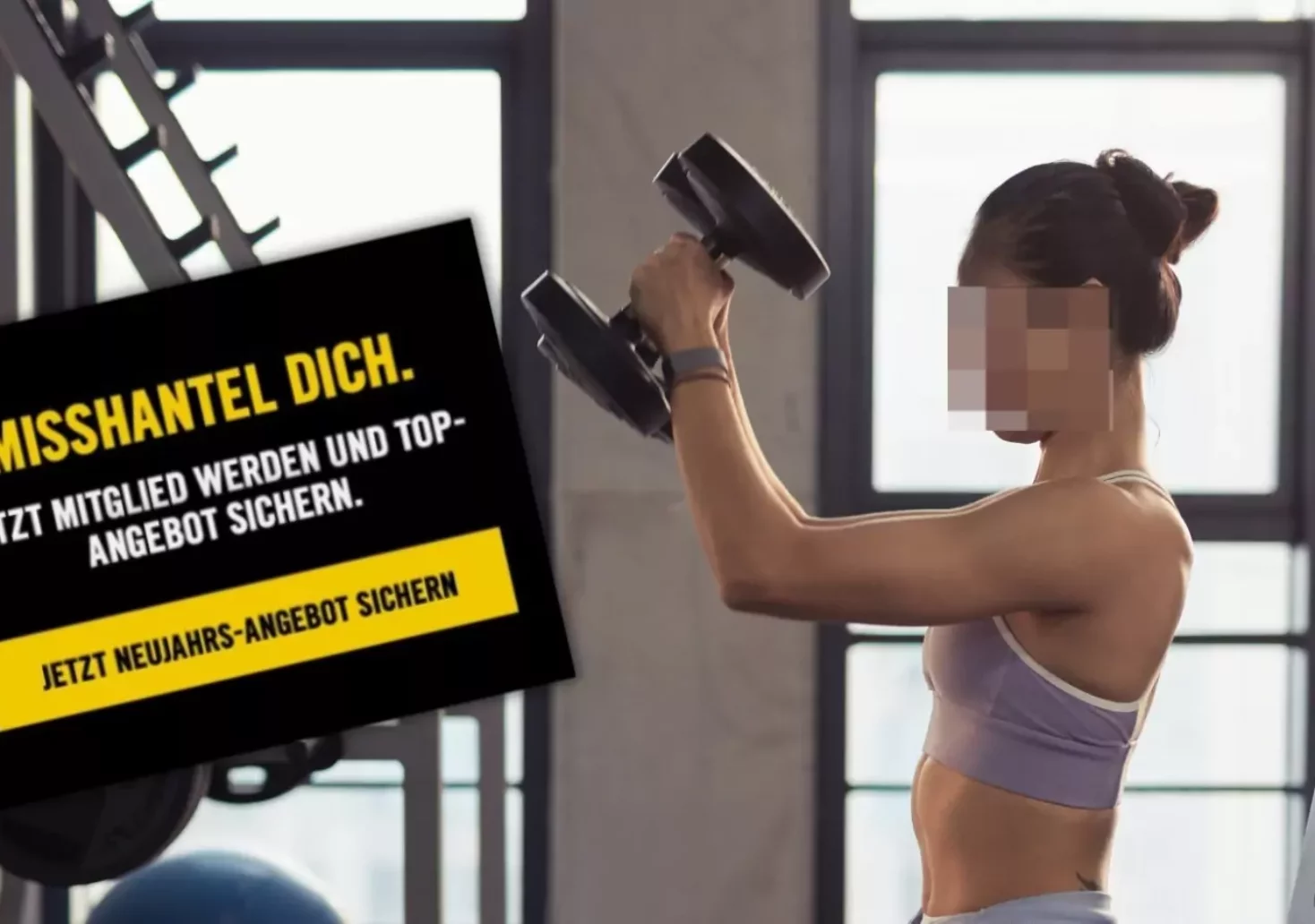 „Misshantel dich“: Fitnessstudio-Kette schockiert mit Werbung