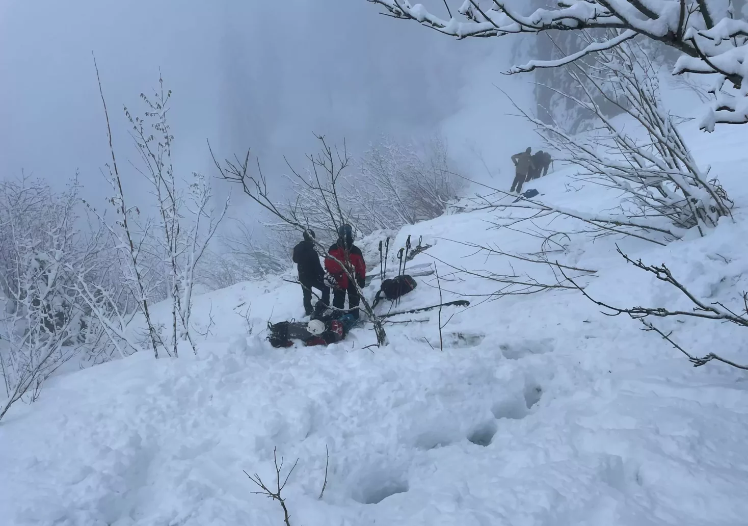 Bild auf 5min.at zeigt den Bergrettungsdienst Ausseerland bei einem alpinen Einsatz.