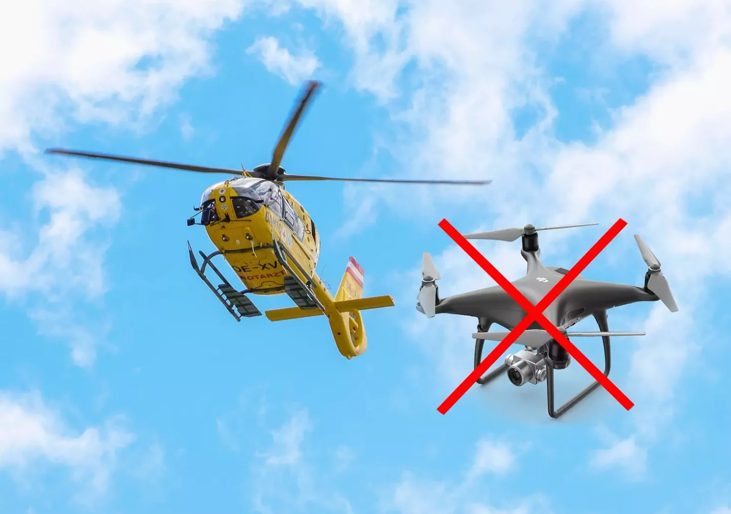 Drohne störte Hubschrauber-Einsatz: Feuerwehr äußert dringlichen Appell