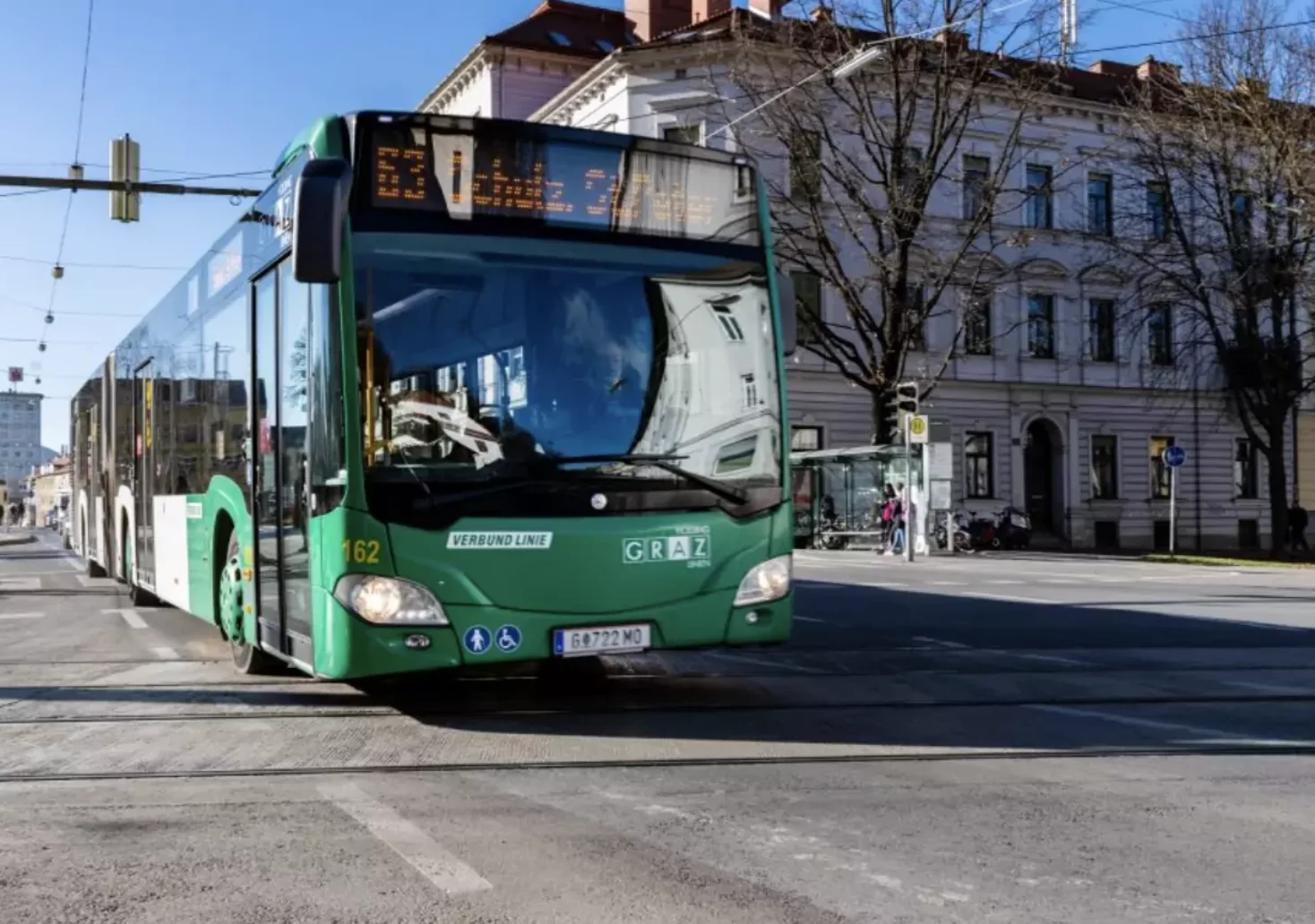 Foto auf 5min.at zeigt einen Bus in Graz.