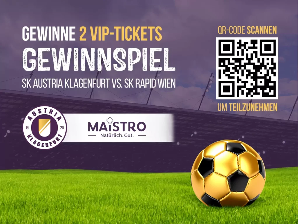Fans aufgepasst: Gewinne 5×2 Karten für SK Austria gegen Rapid Wien
