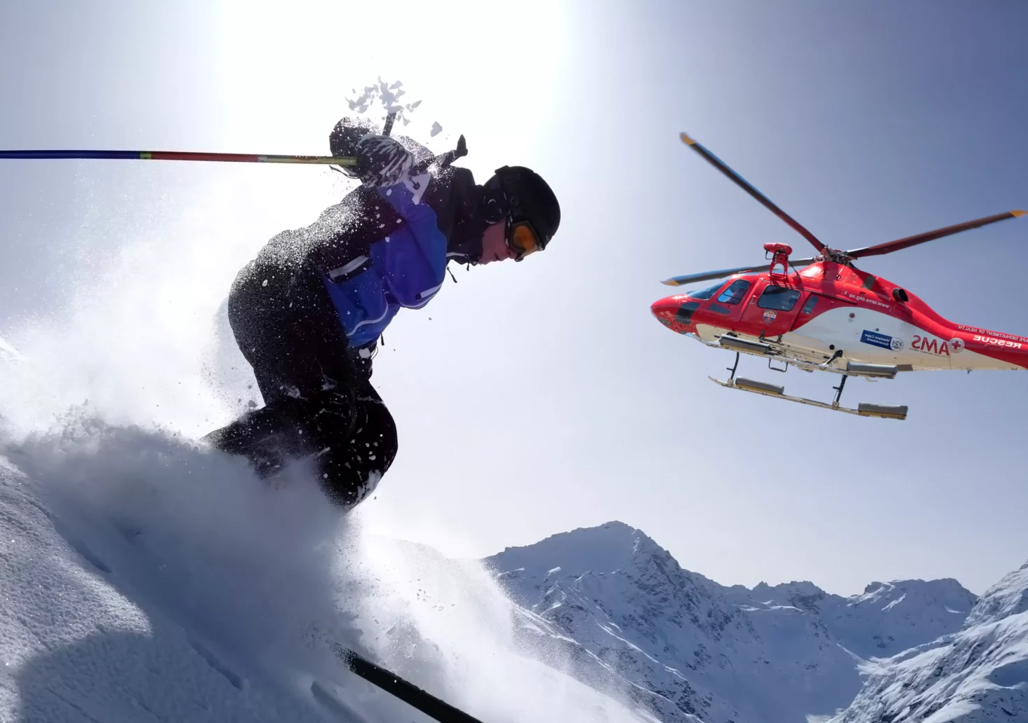 Stunt ging schief: Skitour endete in der Notaufnahme