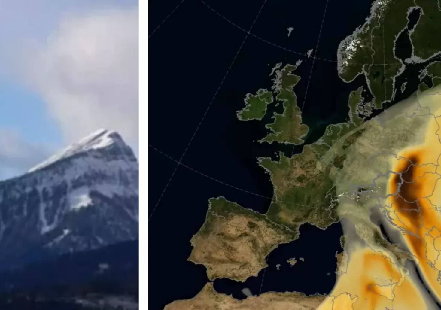 Saharastaub-Wolke zieht über Österreich