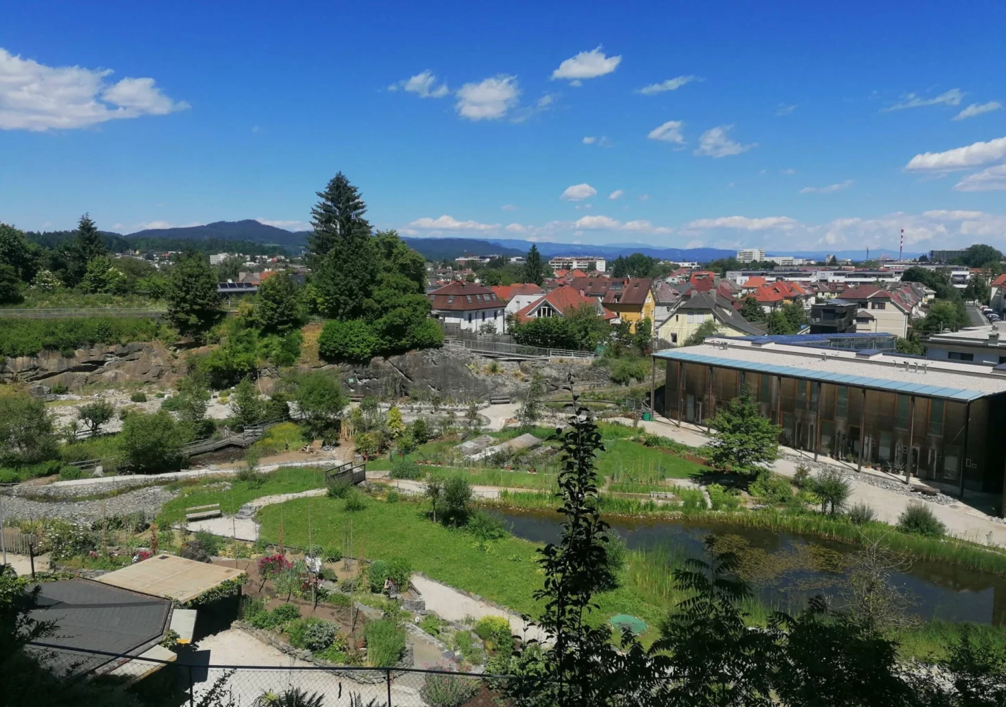 Das Bild auf 5min.at zeigt den Botanischen Garten in Klagenfurt
