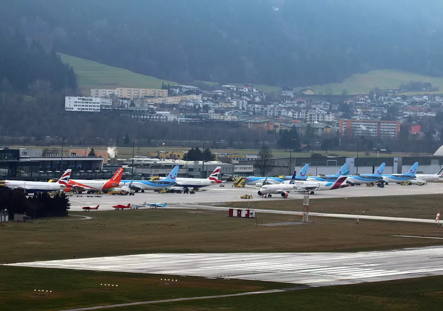 Technischer Defekt: Feueralarm am Innsbrucker Flughafen