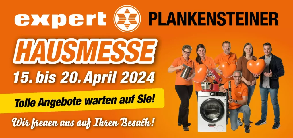 April: Große Hausmesse bei Elektro Planken­steiner!