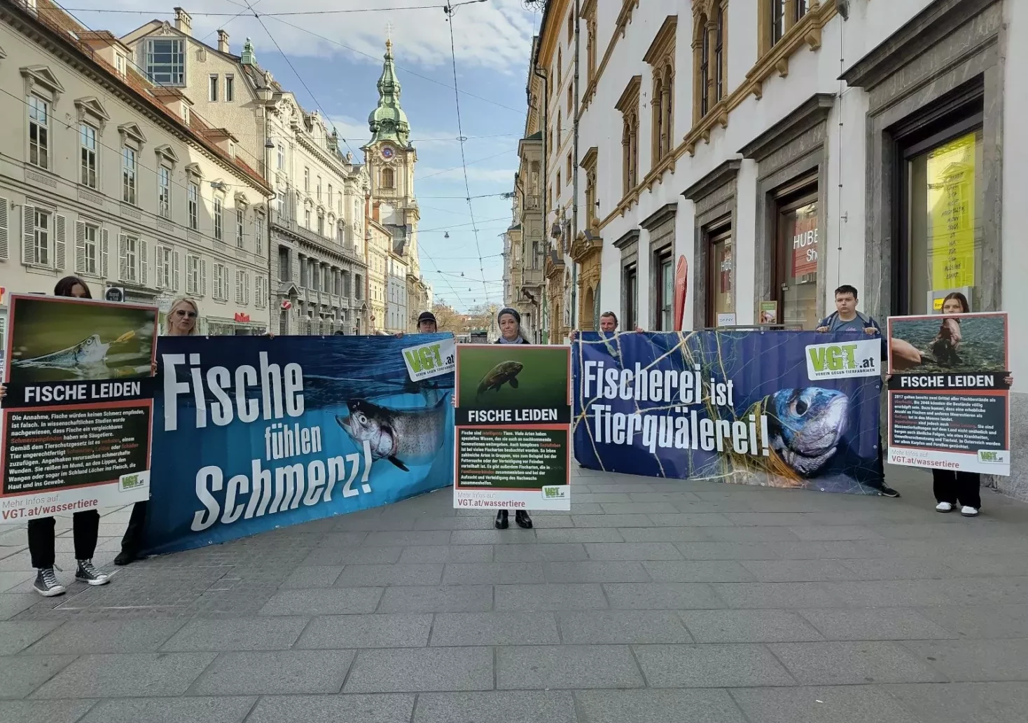 Tierschützer setzen sich für „Ende der tierquälerischen Fischerei“ ein