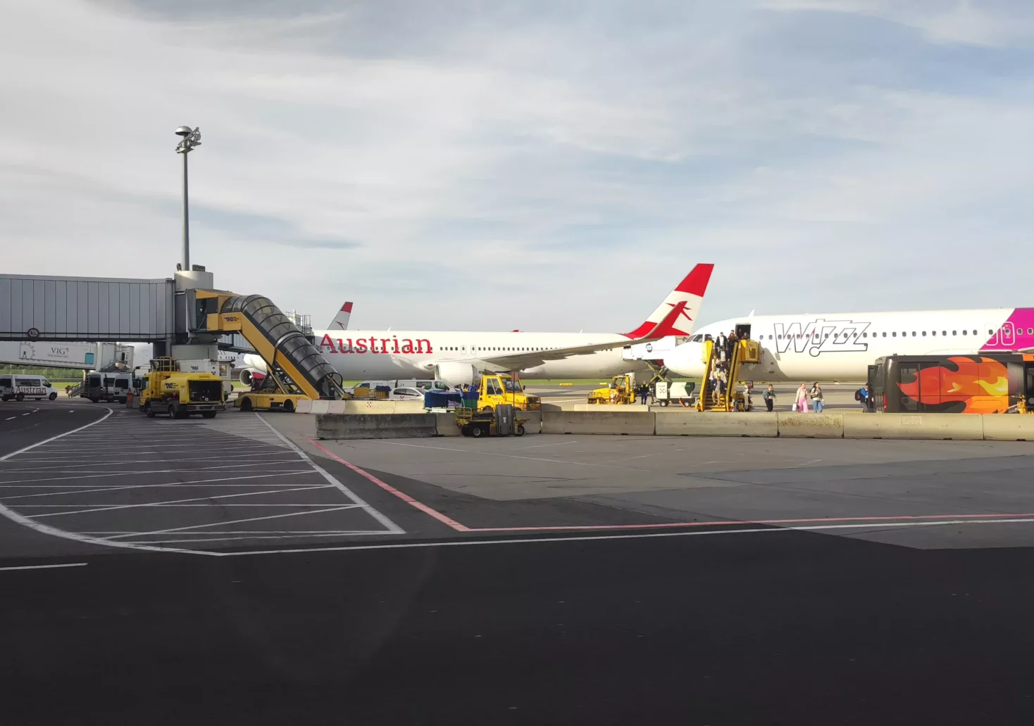 Bild auf 5min.at zeigt den Flughafen Wien.