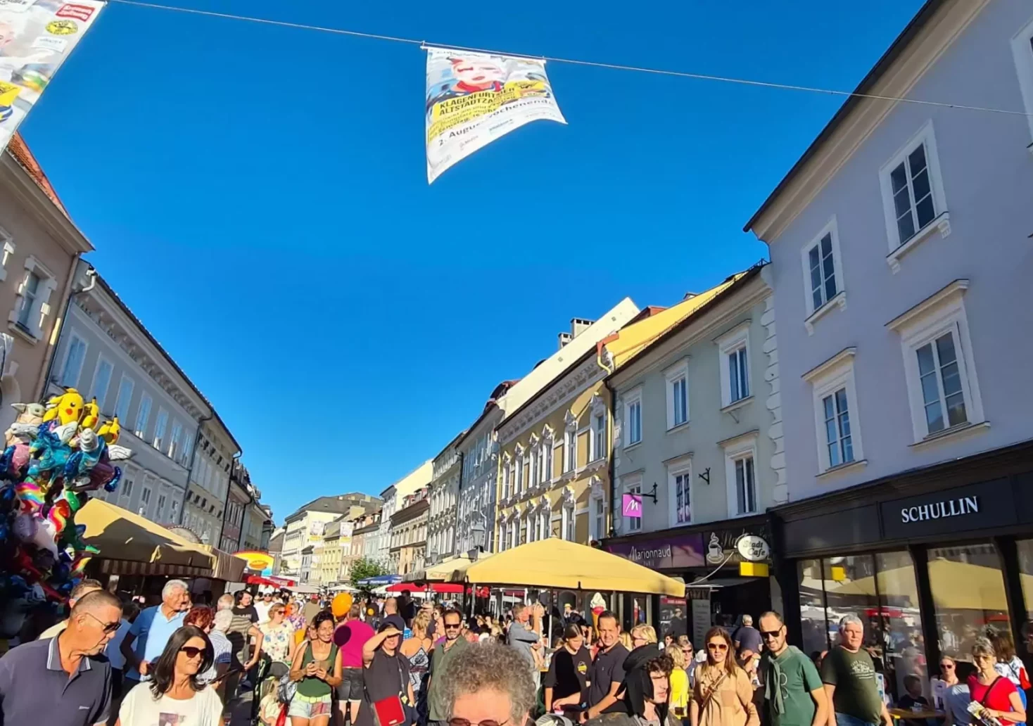Ein Bild auf 5min.at zeigt den Altstadtzauber in Klagenfurt