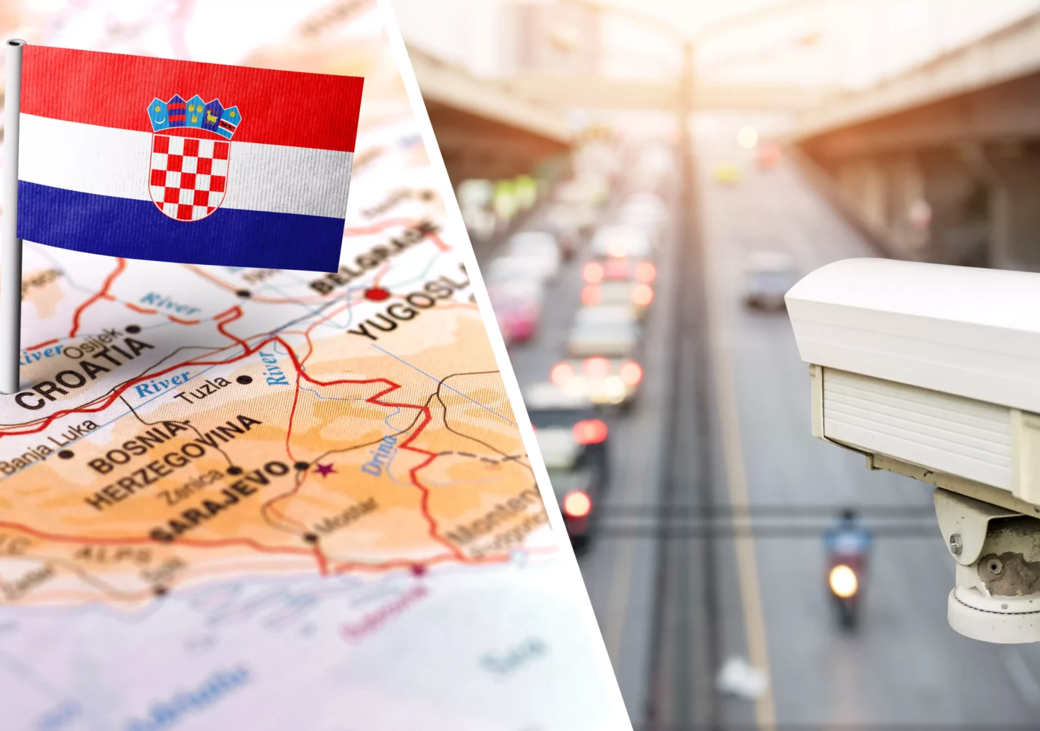 Neue Verkehrskameras in Kroatien filmen in die Fahrerkabine