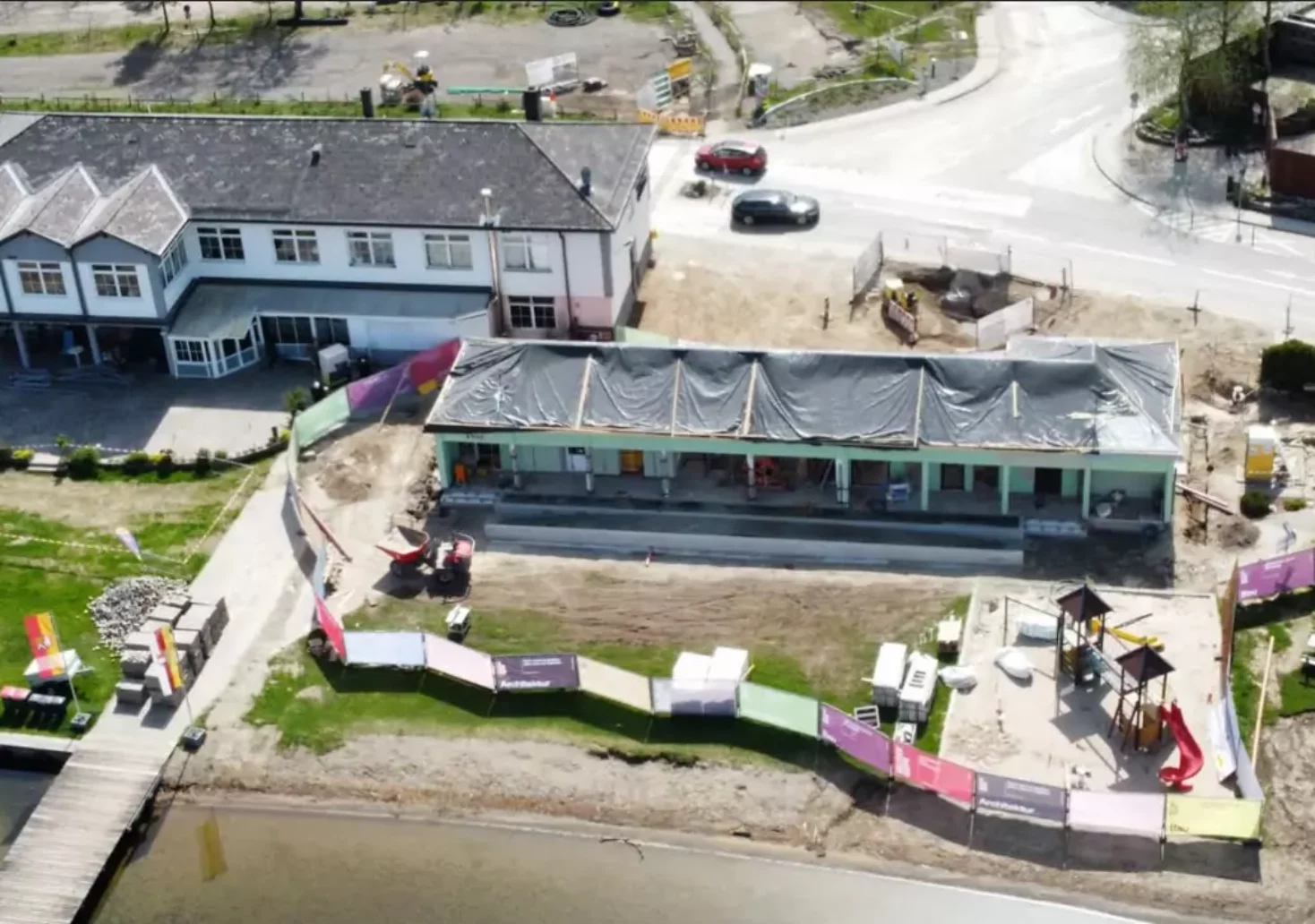 Revitalisierungsprojekt: Baufortschritte im Strandbad am Längsee