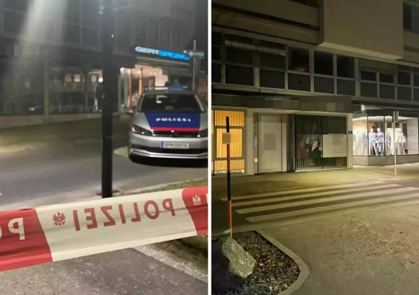 Foto in Beitrag von 5min.at: Zu sehen ist der Tatort in Klagenfurt, wo es zu der Bluttat Ende Jänner gekommen ist.