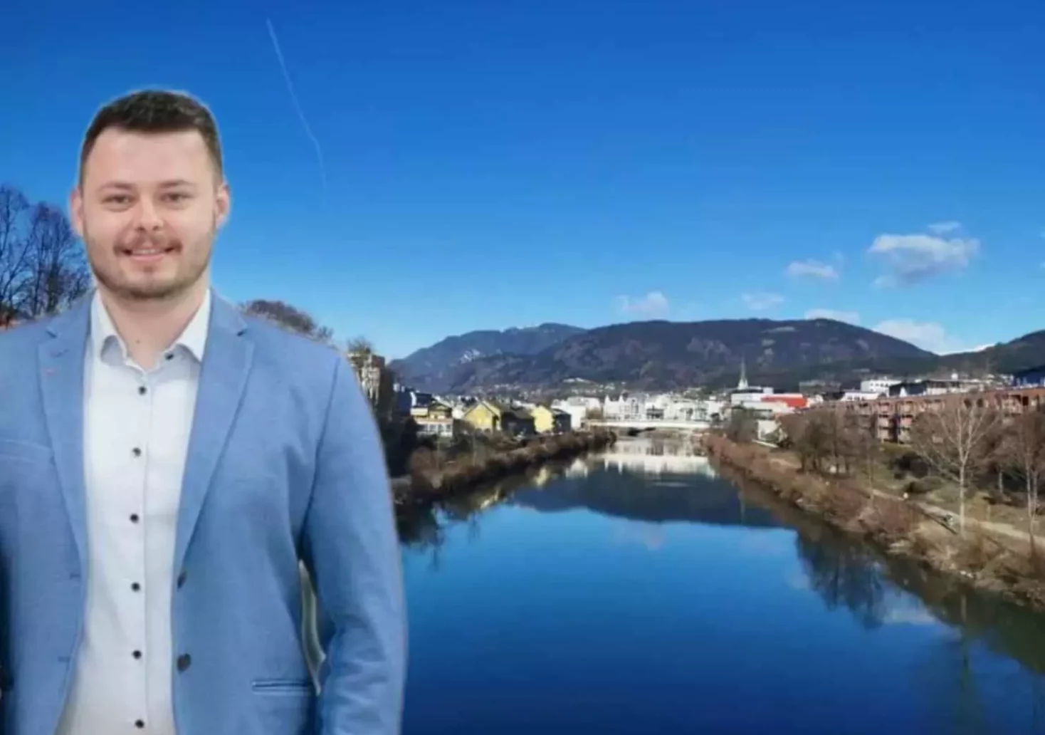 Foto in Beitrag von 5min.at: Zu sehen ist der neue SPÖ Bezirksgeschäftsführer für Villach Stadt und Land, Dominik Steinwender.