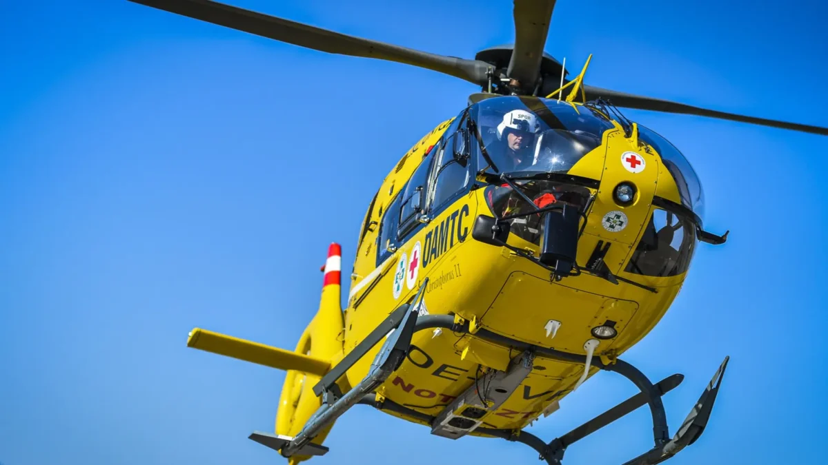 Ein Bild auf 5min.at zeigt den ÖAMTC-Hubschrauber.