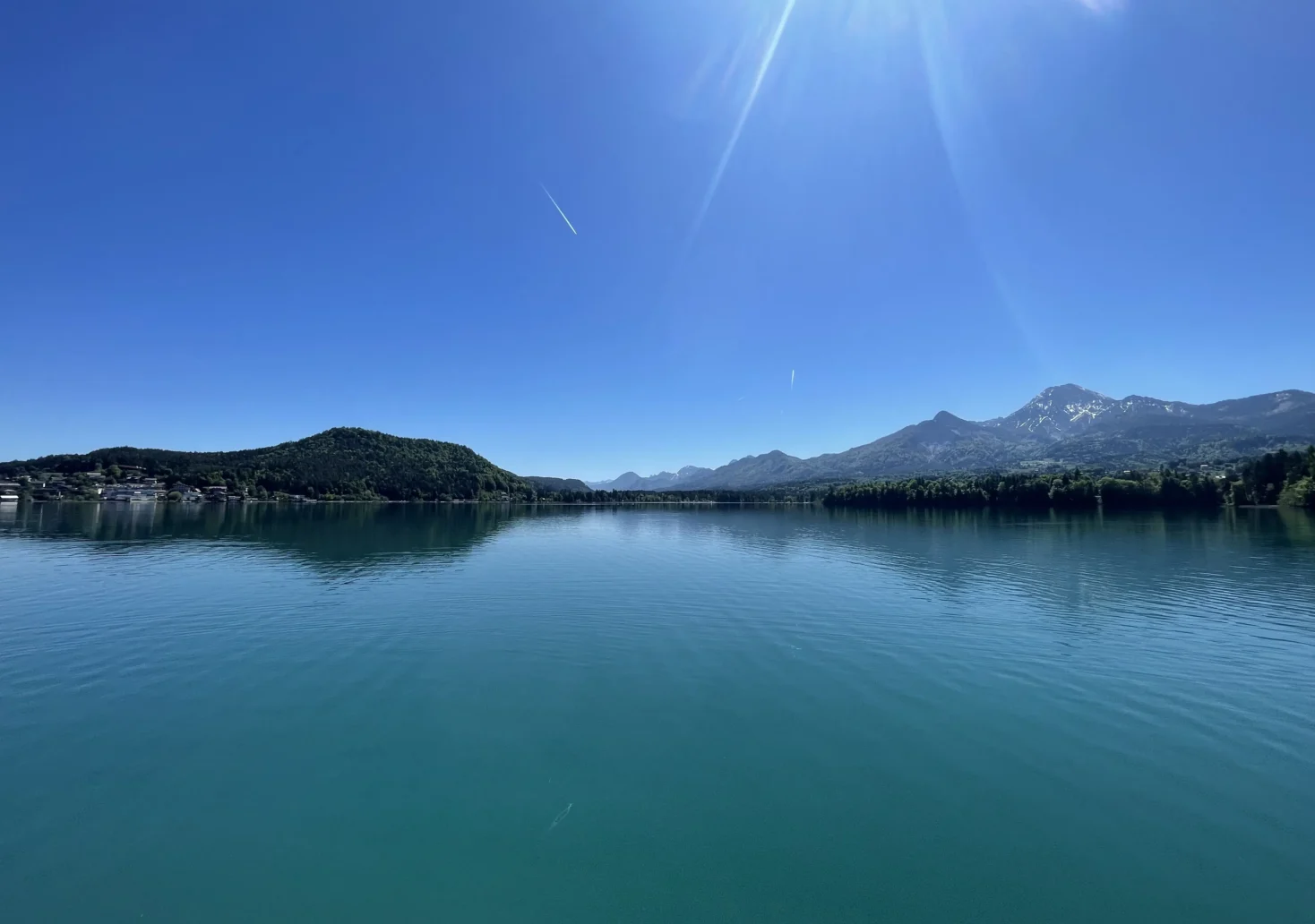 Ein Bild auf 5min.at zeigt den Faaker See.