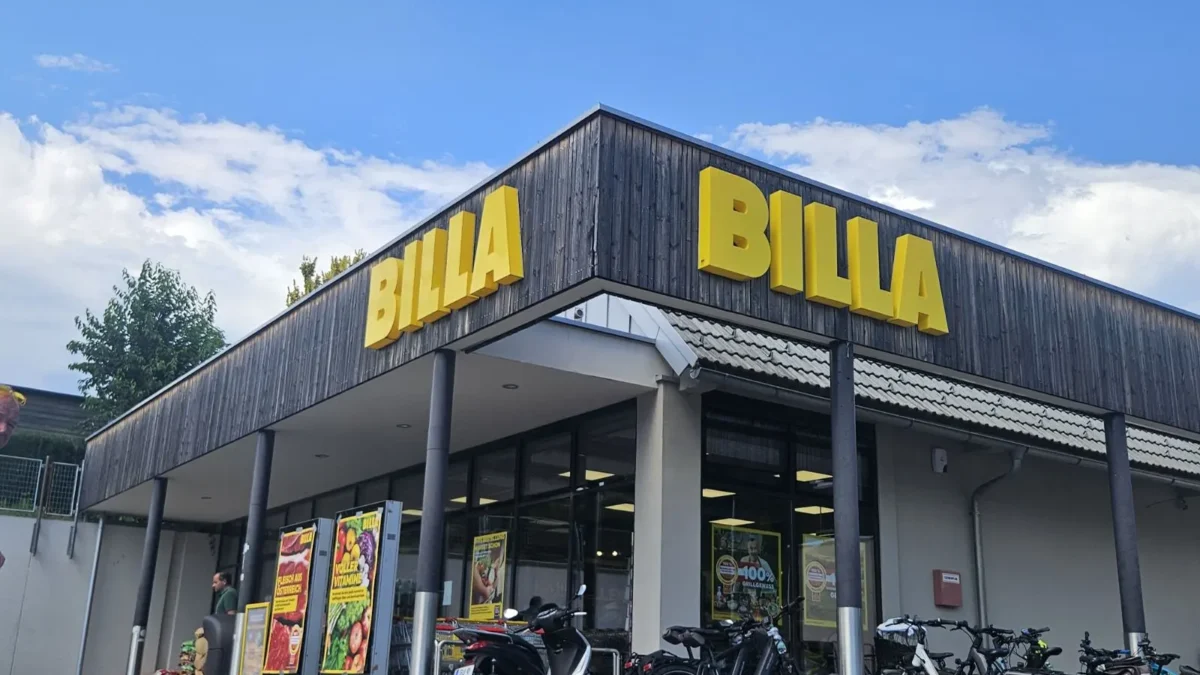 Das Bild auf www.5min.at zeigt eine Billa-Filiale.