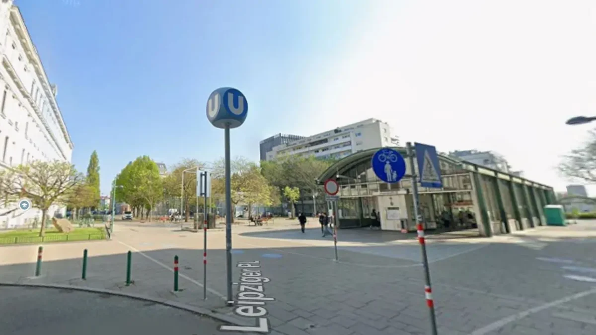 Foto in Beitrag von 5min.at zeigt den Leipziger Platz in Wien.