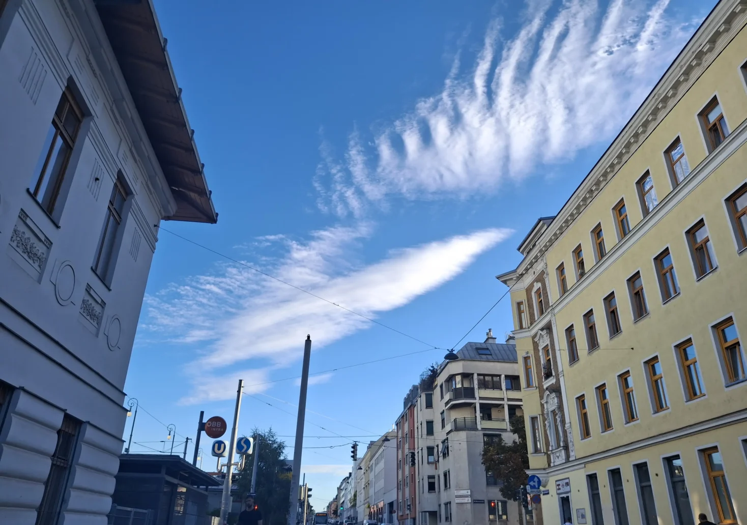auf dem bild von 5min.at sieht man sonne in wien ottakring.