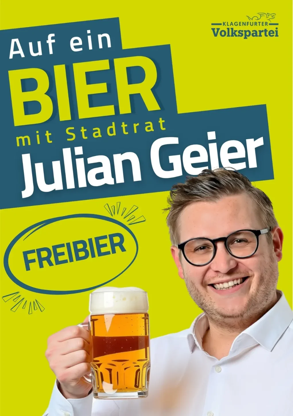 Bild auf 5min.at zeigt ein Werbefoto von ÖVP Klagenfurt/Julian Geier