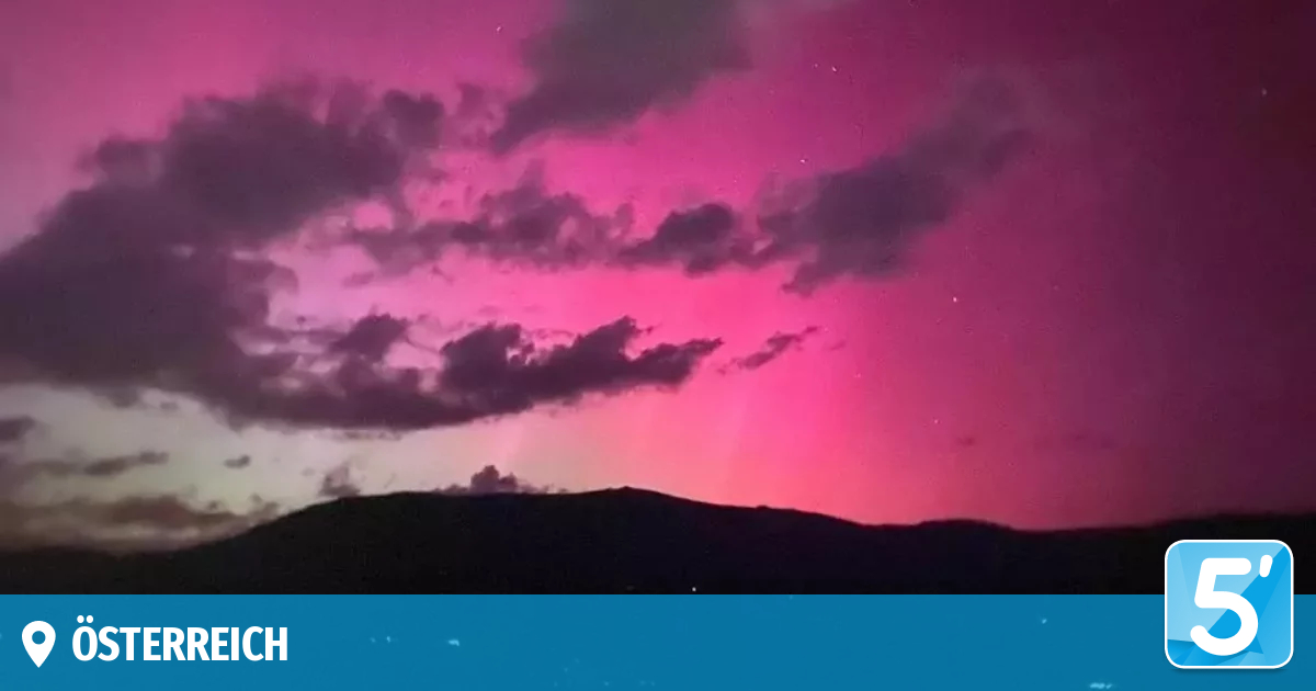 Northern Lights over Austria – Will the spectacle enter the next round?  – 5 minutes