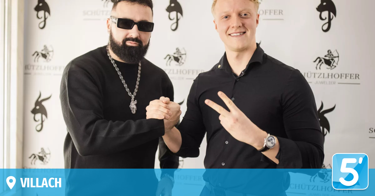 Rapper Gala Brat picked up unique jewelry in Villach – 5 minutes